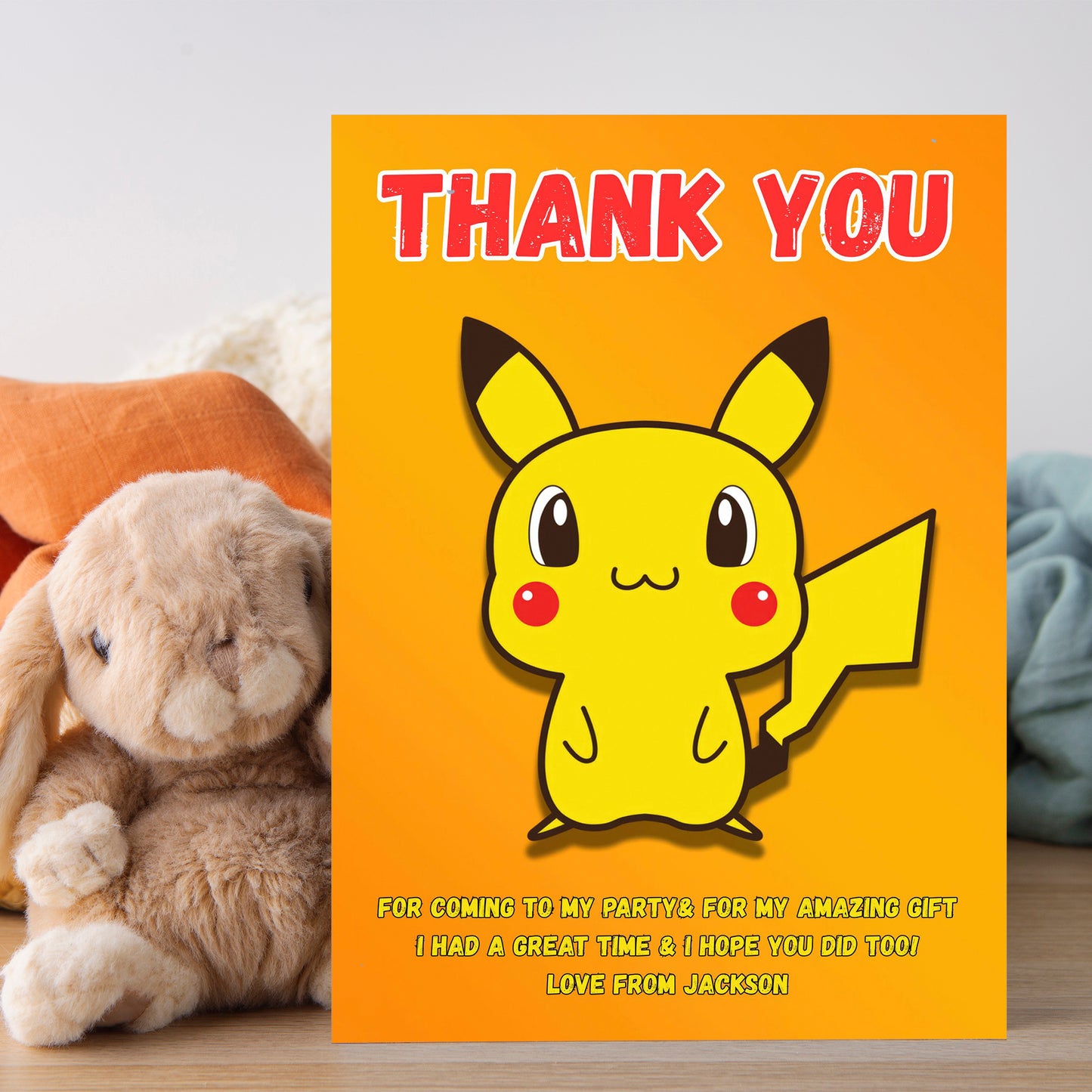 Pokemon Thank You Cards - CreativeRino