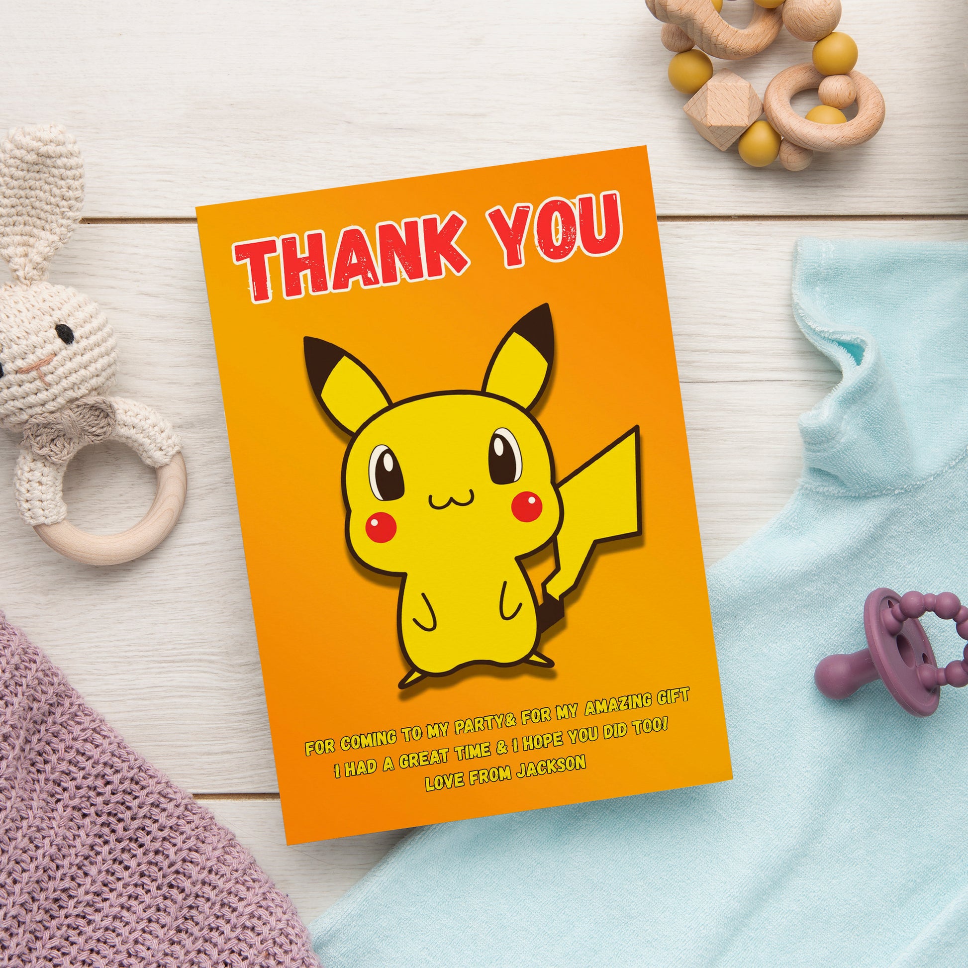 Pokemon Thank You Cards - CreativeRino