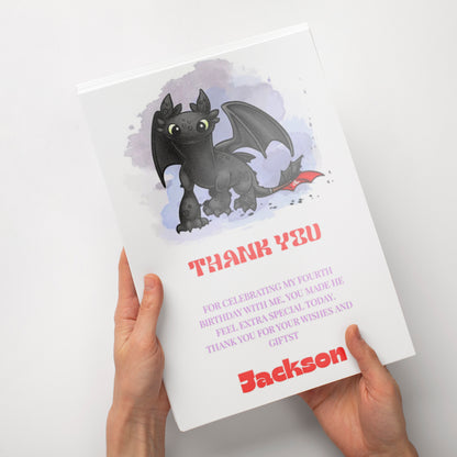 How To Train Your Dragon Thank You Cards - CreativeRino