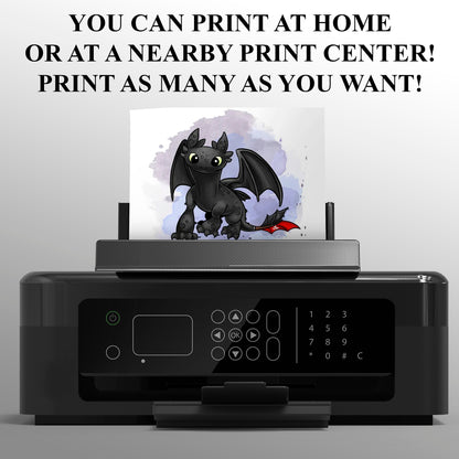 How To Train Your Dragon Thank You Cards - CreativeRino