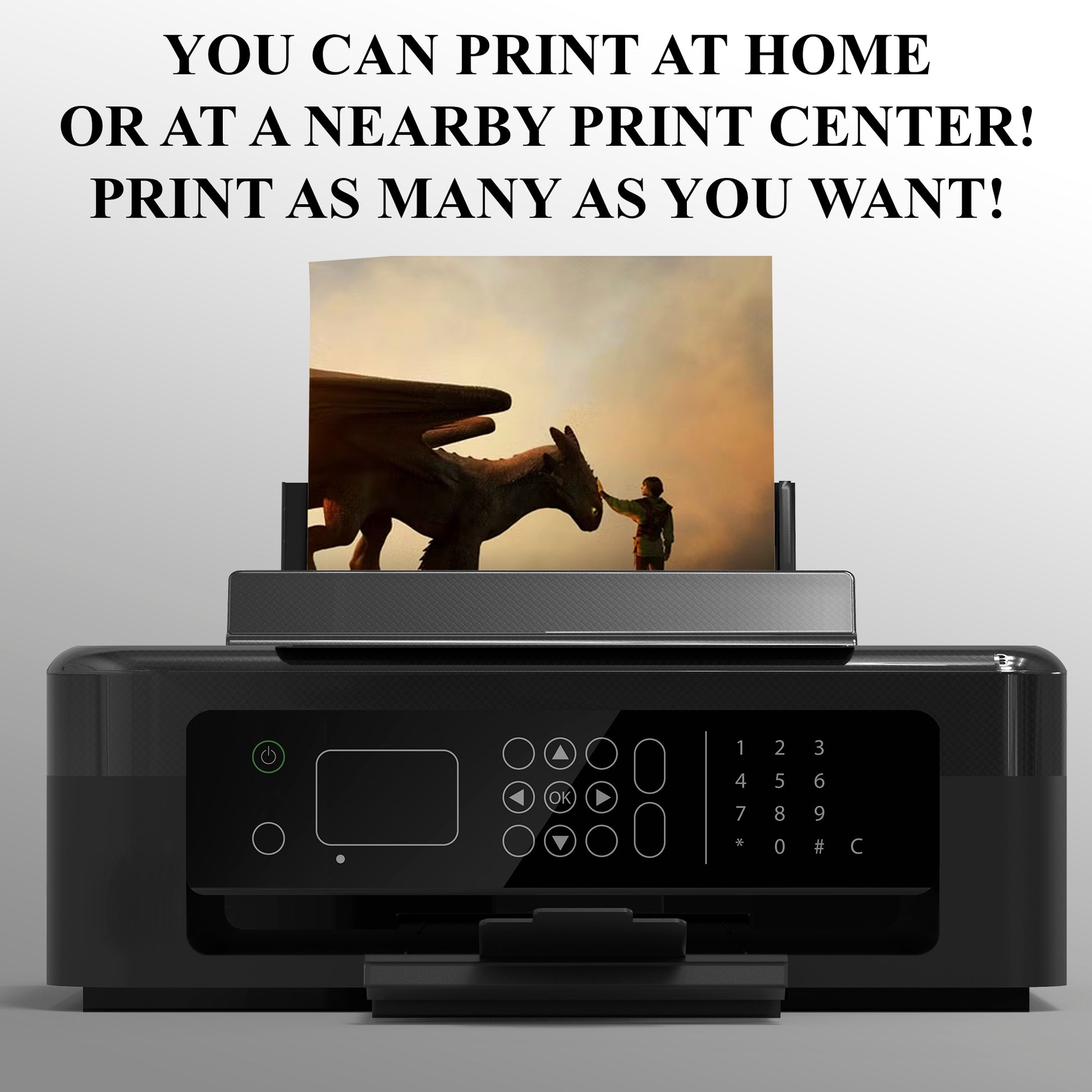 How To Train Your Dragon Digital Thank You Card - CreativeRino