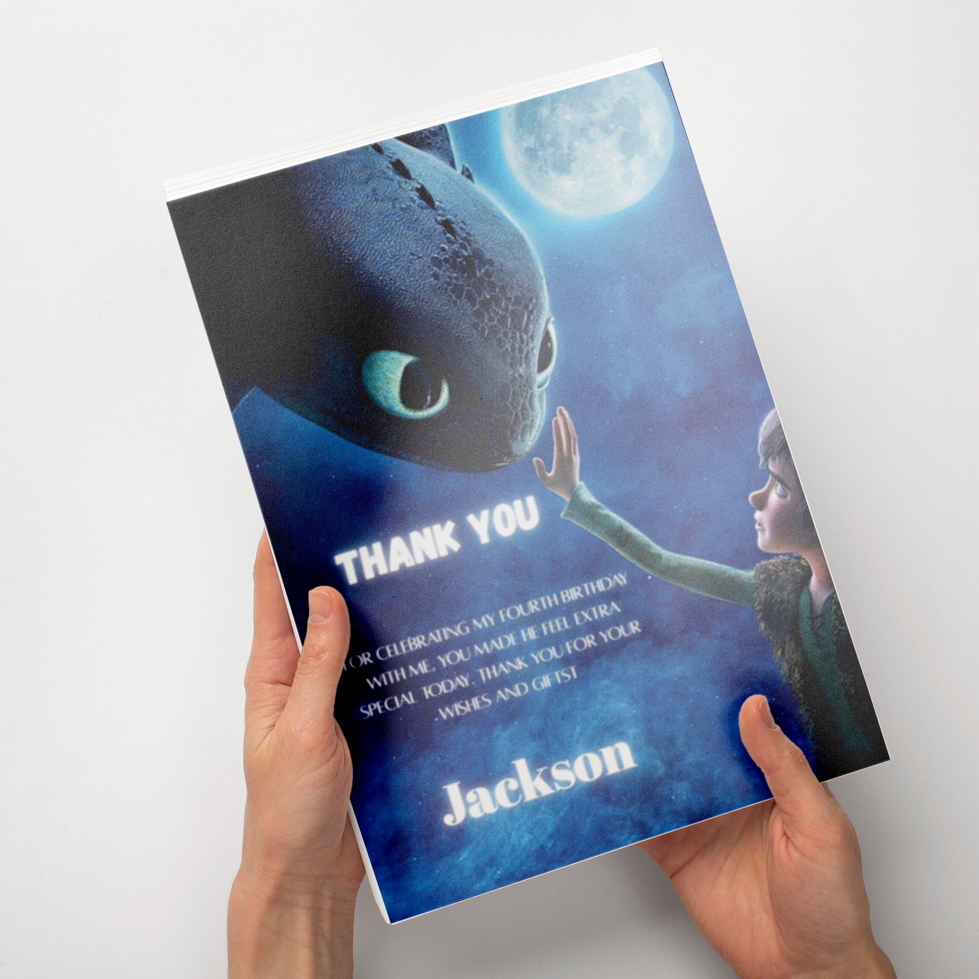 How To Train Your Dragon Printable Thank You Card - CreativeRino