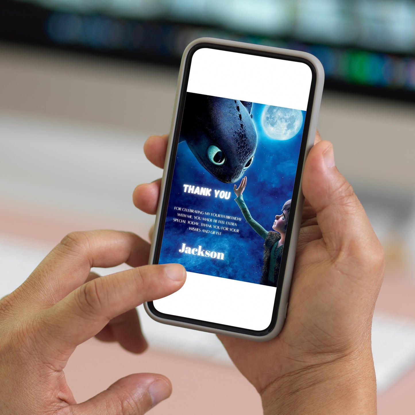 How To Train Your Dragon Printable Thank You Card - CreativeRino