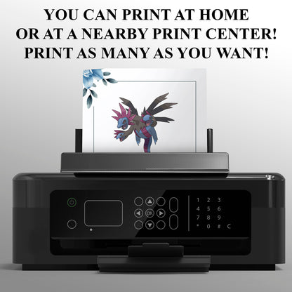 Pokemon Hydreigon Thank You Card - CreativeRino