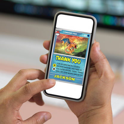 Charizard Thank You Cards - CreativeRino