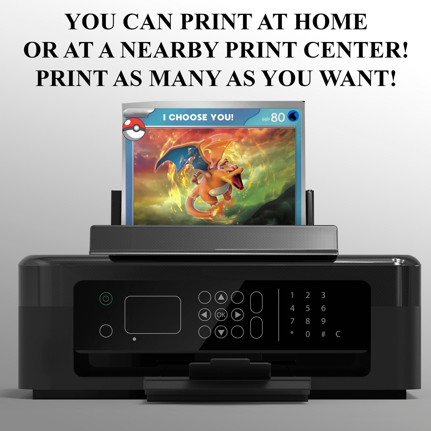 Charizard Thank You Cards - CreativeRino