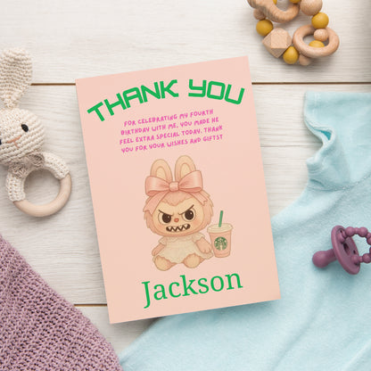 Labubu Thank You Card - CreativeRino