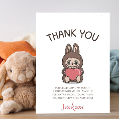 Labubu Digital Thank You Card - CreativeRino