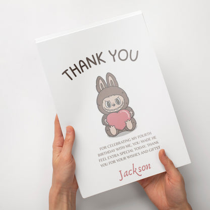 Labubu Digital Thank You Card - CreativeRino