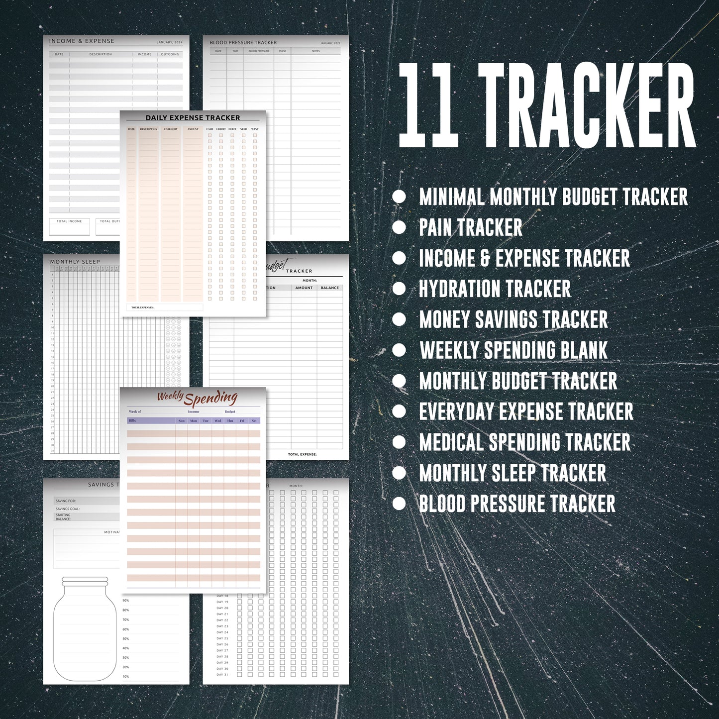 2025 Journal Bundle Printable Journal Planner Calendar Trackers Pages | 2025 Digital Planner Bundle - CreativeRino