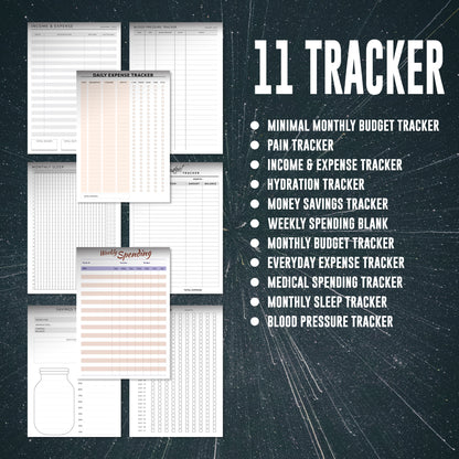 2025 Journal Bundle Printable Journal Planner Calendar Trackers Pages | 2025 Digital Planner Bundle - CreativeRino