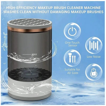 Automatic Brush Cleaner Electric Makeup Brush Cleaning Machine Fast Clean Dryer CreativeRino