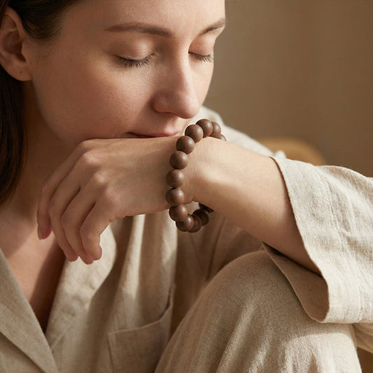 Premium Traditional Chinese Medicine Bead Bracelet: Natural Holistic Wellness & Energy Jewelry CreativeRino