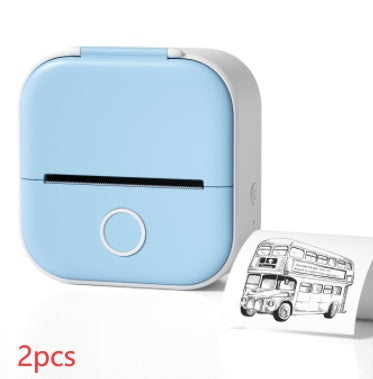 Portable Mini Thermal Label Printer Home Photo Printer Student Wrong Question Printer Bluetooth-compatible Mini Label Printer Price Tag CreativeRino