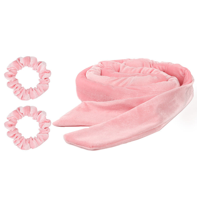 Premium Velvet Heatless Hair Curler Set – Overnight Curly Hair Ribbon Stick for No-Heat Curls CreativeRino