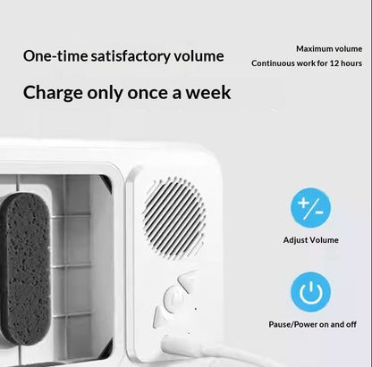 Bathroom Waterproof Mobile Phone Box Bluetooth Speaker Audio Bath TV Stand Mobile Phone Holder 360 Degree Rotation Touch Screen CreativeRino