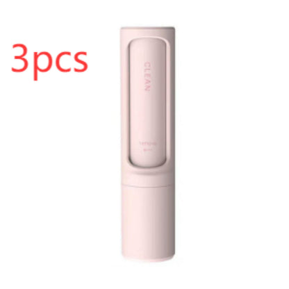 2-in-1 Reusable Pet Hair Remover Brush & Lint Roller – Self Cleaning Portable Fur Remover for Cat & Dog Hair, Clothes, Sofa, Carpet & Furniture Cleaning Tool CreativeRino