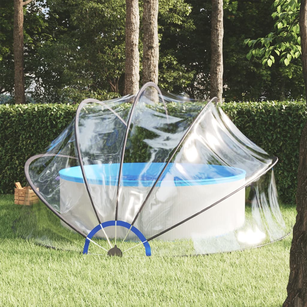 Premium Transparent Folding Pool Dome & Weather Cover CreativeRino