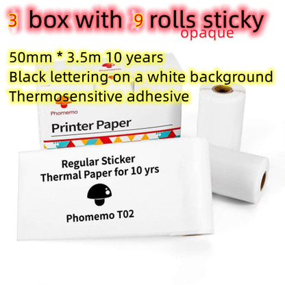 Portable Mini Thermal Label Printer Home Photo Printer Student Wrong Question Printer Bluetooth-compatible Mini Label Printer Price Tag CreativeRino
