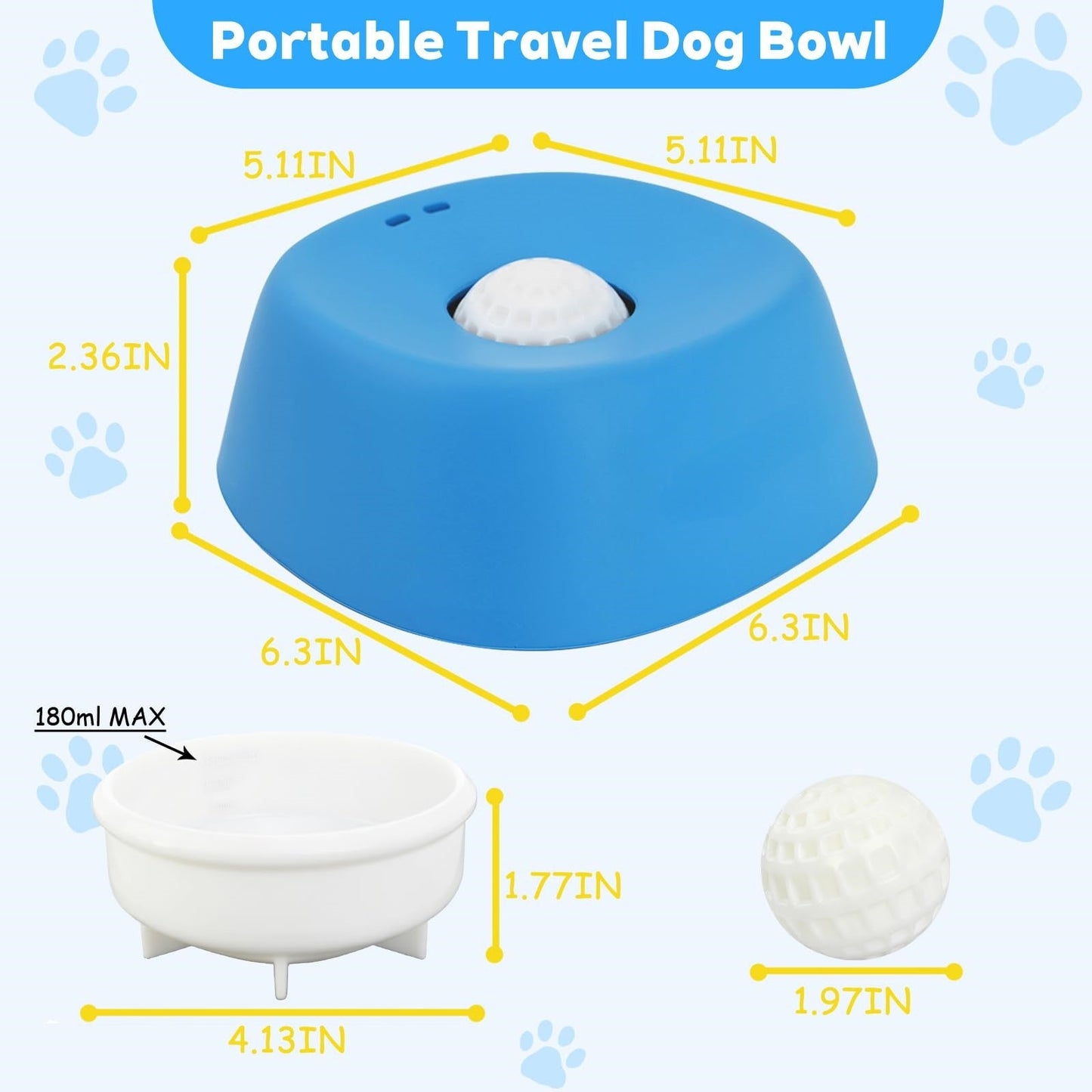 Interactive Spherical Dog Lick Bowl & Slow Feeder – Non-Slip Anti-Choking Pet Toy for Yogurt, Bone Broth & Liquid Treats CreativeRino