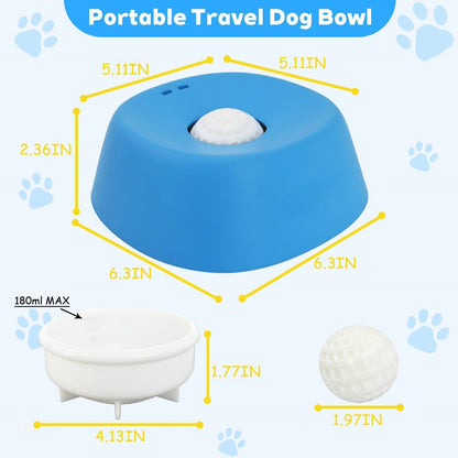 Interactive Spherical Dog Lick Bowl & Slow Feeder – Non-Slip Anti-Choking Pet Toy for Yogurt, Bone Broth & Liquid Treats CreativeRino