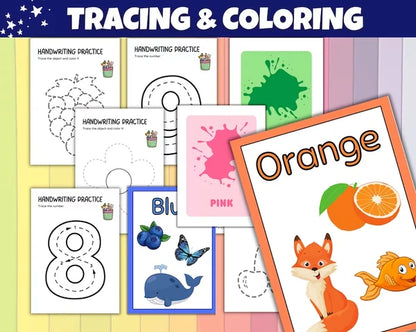 60000+ Preschool & Kindergarten Printable Activity Worksheets Bundle - CreativeRino