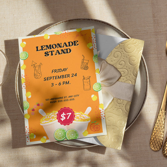 Lemonade Stand Flyer Template