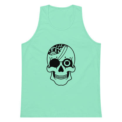 Skull Men’s Premium Tank Top - CreativeRino