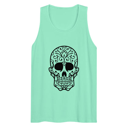 Skull Men’s Premium Tank Top - CreativeRino