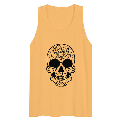 Skull Men’s Premium Tank Top - CreativeRino