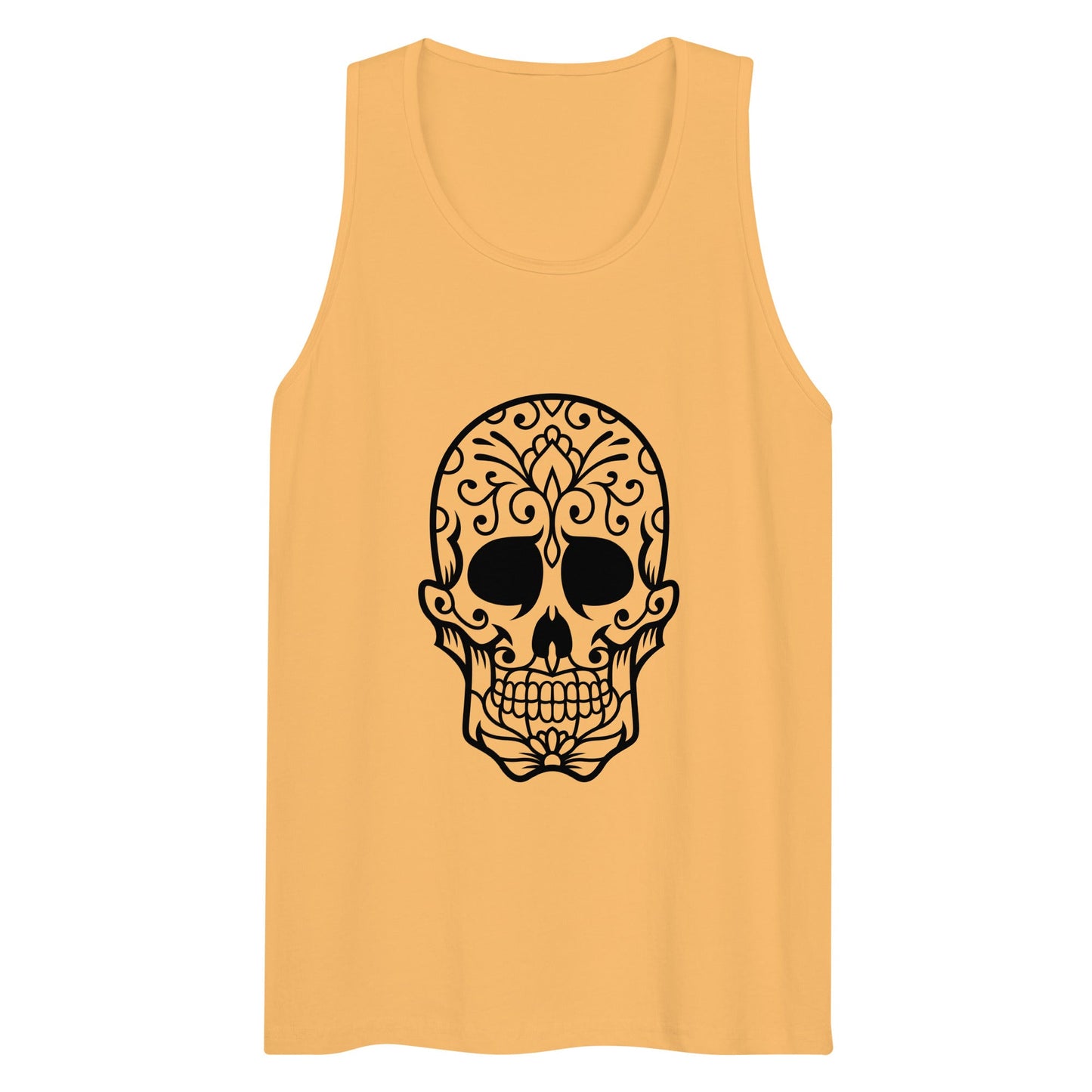 Skull Men’s Premium Tank Top - CreativeRino
