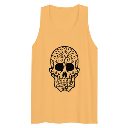 Skull Men’s Premium Tank Top - CreativeRino