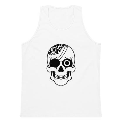 Skull Men’s Premium Tank Top - CreativeRino