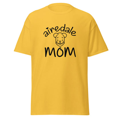 Airedale Mom Unisex Classic Tee | Mothers Day T-shirt - CreativeRino