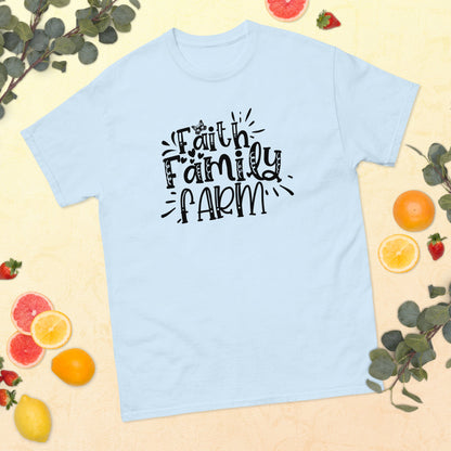 Faith Family Farm Unisex classic tee | T-shirt For Mens and Womens - CreativeRino