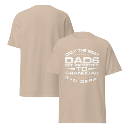 Cool Daddy Unisex Classic Tshirt | Only The Best Dads Get Promoted To Grandma Svg Dept Fathers Day T-shirt - CreativeRino