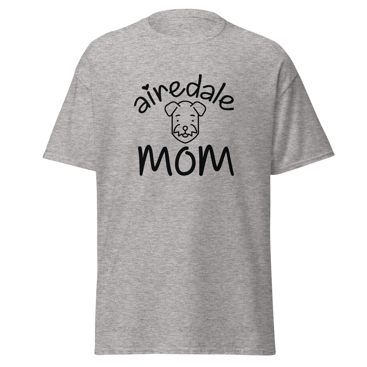 Airedale Mom Unisex Classic Tee | Mothers Day T-shirt - CreativeRino