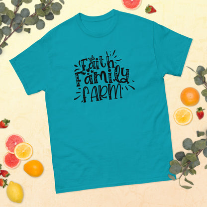 Faith Family Farm Unisex classic tee | T-shirt For Mens and Womens - CreativeRino