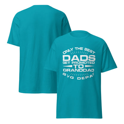 Cool Daddy Unisex Classic Tshirt | Only The Best Dads Get Promoted To Grandma Svg Dept Fathers Day T-shirt - CreativeRino