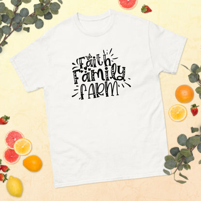 Faith Family Farm Unisex classic tee | T-shirt For Mens and Womens - CreativeRino