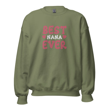 Best Nana Ever Unisex Sweatshirt - CreativeRino