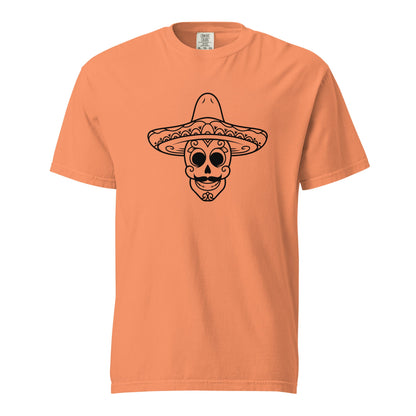Mexican Skull Heavyweight T-shirt - CreativeRino