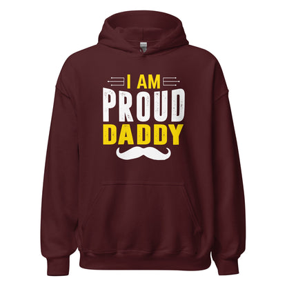 Cool Daddy Unisex Hoodie | I Am Proud Daddy Fathers Day Hoodie - CreativeRino