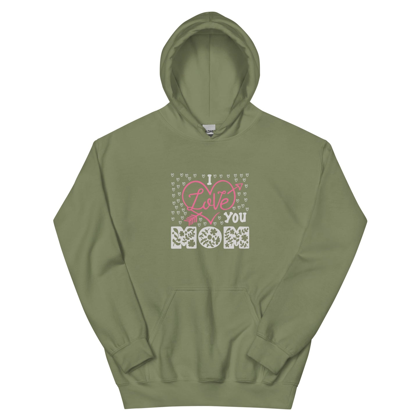 I Love You Mom Unisex Hoodie | Mothers Day Hoodie - CreativeRino