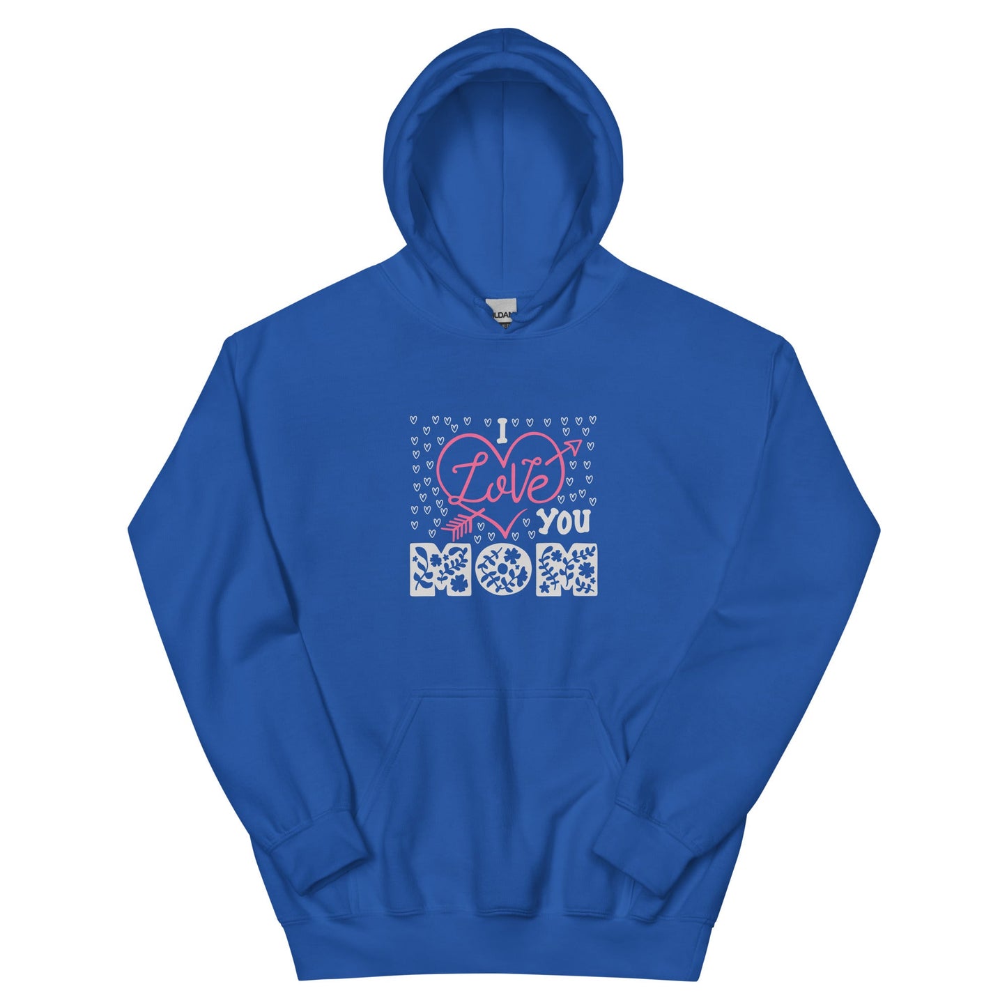 I Love You Mom Unisex Hoodie | Mothers Day Hoodie - CreativeRino
