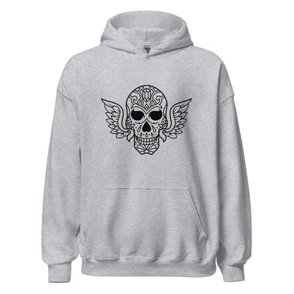 Wings Skull Unisex Hoodie - CreativeRino