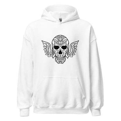 Wings Skull Unisex Hoodie - CreativeRino