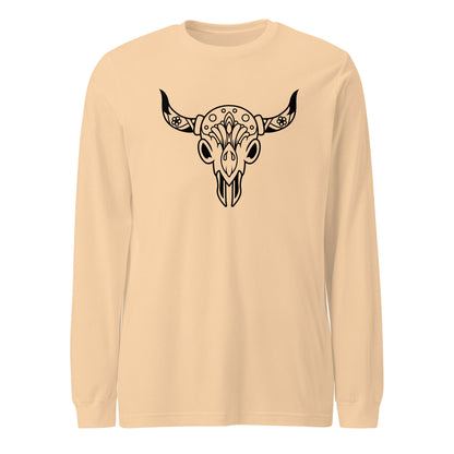 Skull Unisex Long Sleeve Tee - CreativeRino