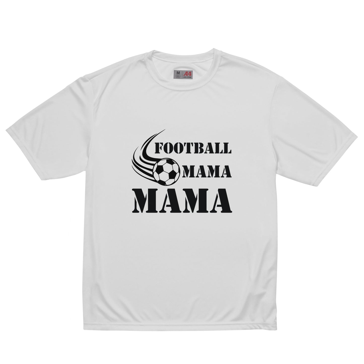 Football Mama Unisex Performance Crew Neck T-shirt | Mothers Day Tshirt - CreativeRino
