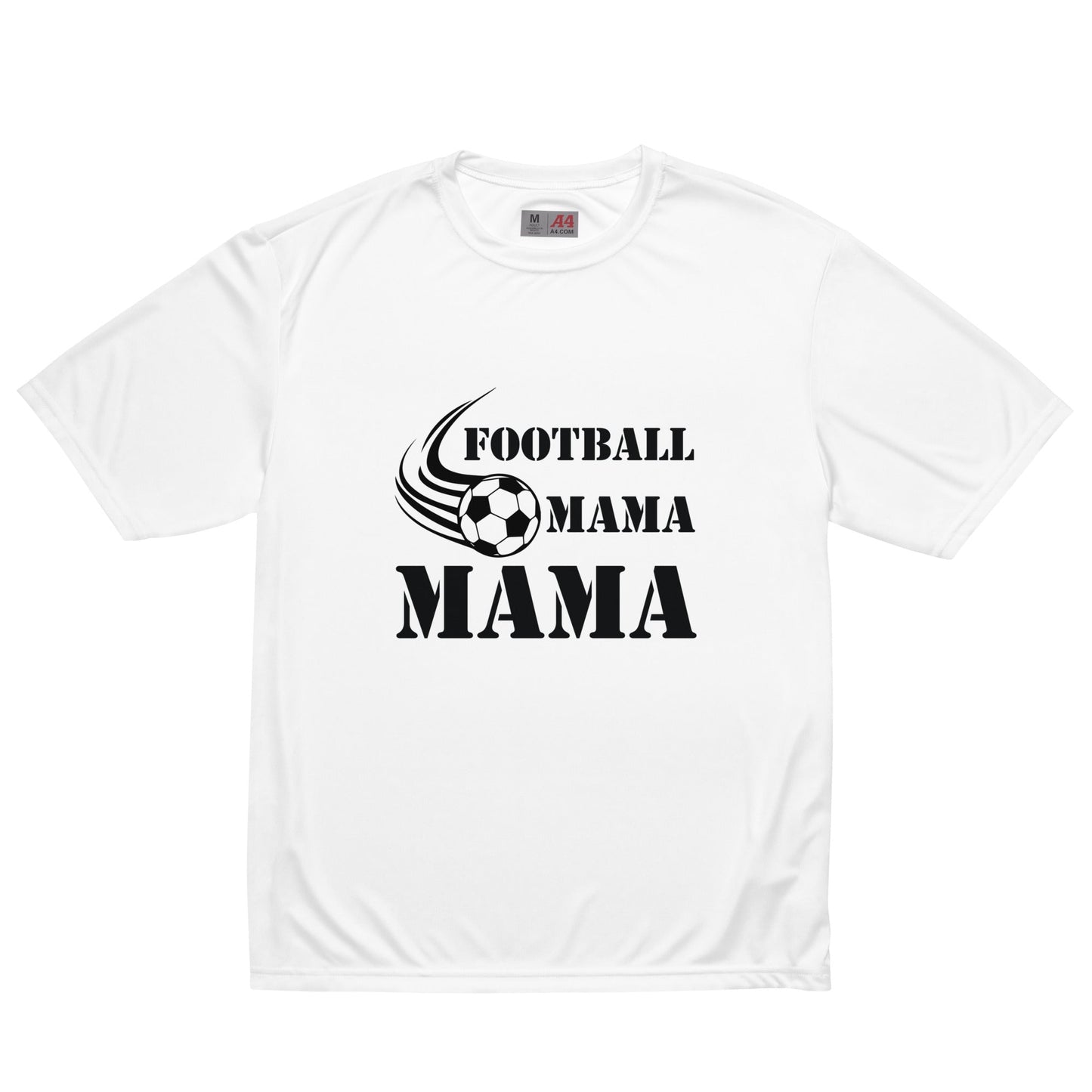 Football Mama Unisex Performance Crew Neck T-shirt | Mothers Day Tshirt - CreativeRino